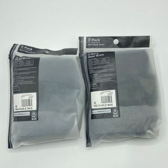 Men's Sustainable Boxer Briefs Underwear, 2, 3 Packs Size 2XL - Picture 2 of 6